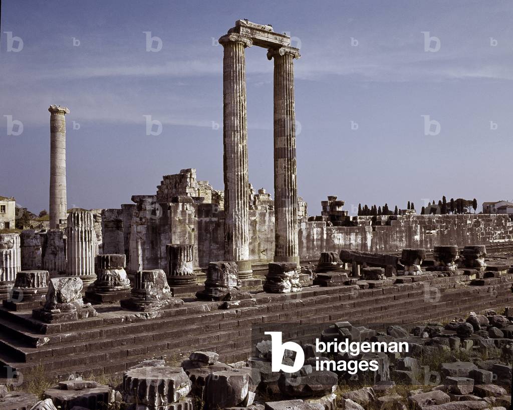 View of the sanctuary of Apollo