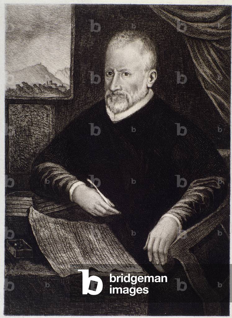 Portrait of Giovanni Pierluigi da Palestrina (engraving)