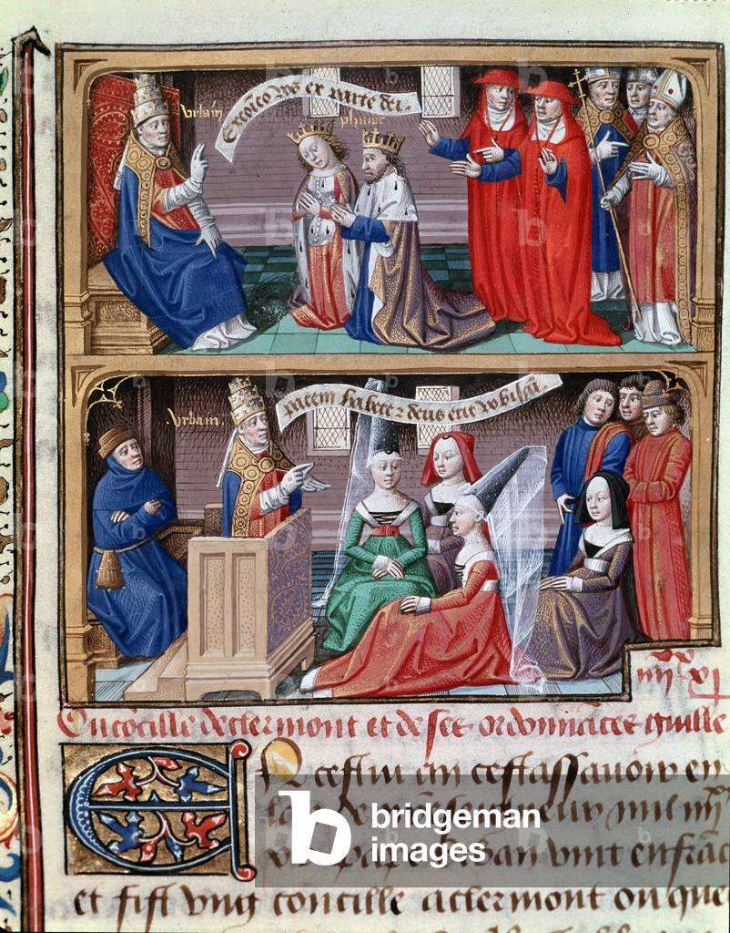 Council of Clermont (1095): preche of the First Crusade by Urbain II - Excommunication by Pope Urban II of Phi