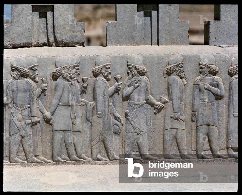 View of the reliefs of northern stairs