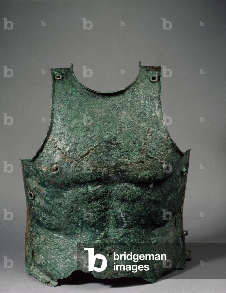 Petto anatomico in cuirass, fine IV secolo a.C. (lamina bronzo)