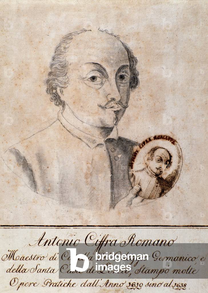 Portrait of Antonio Cifra (drawing)