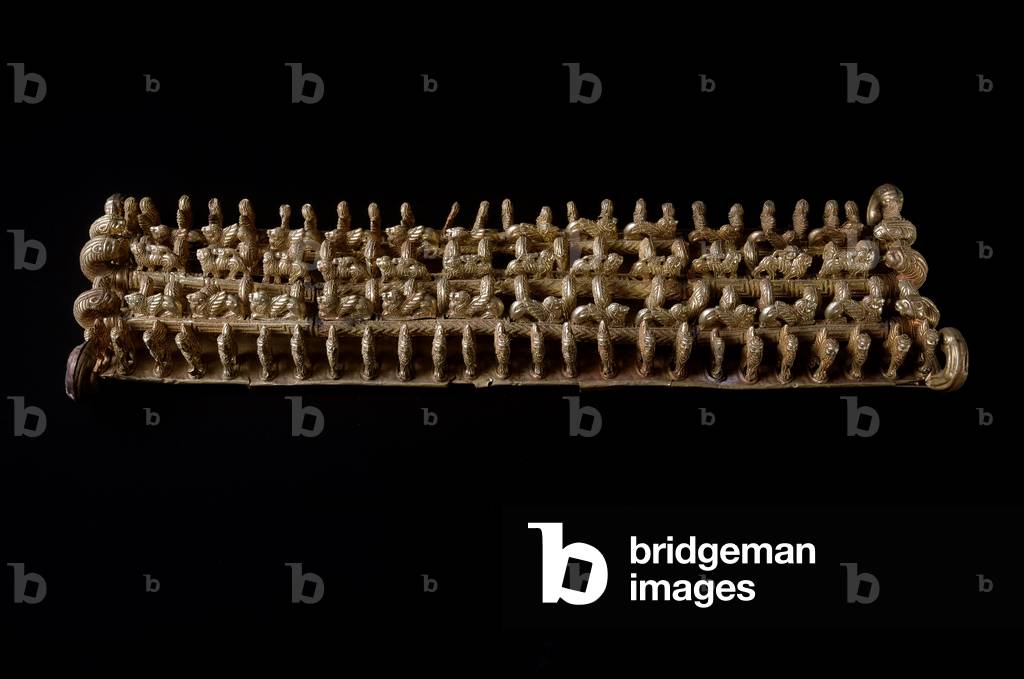 Golden plate, 675-650 BC