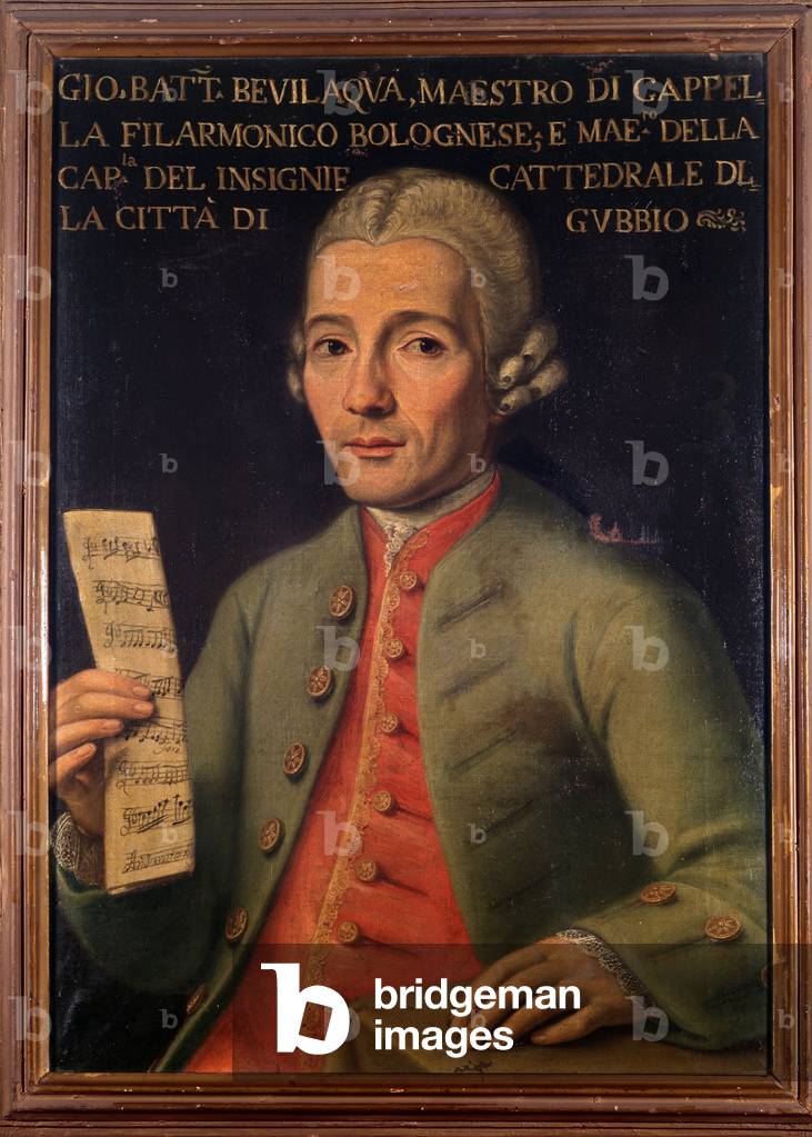 Portrait of Giovanni Battista Bevilacqua, Italian maestro di cappella  (painting)