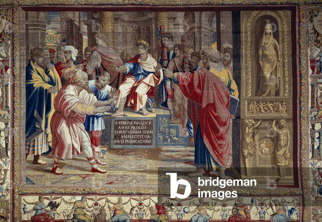 "Vita dell'apostolo Pietro e Paolo: «» la punizione di Barjesu (Elymas) mago ebreo che si opponeva a Paolo ed 