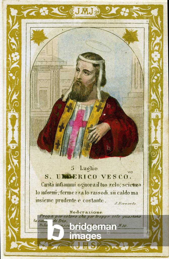 Saint Ulrich (engraving, 19th century)