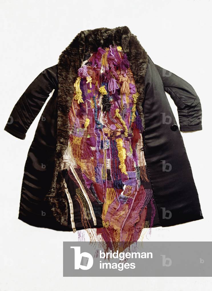 Opera Coast Framed and Sewn Fabric (Collage, 1968)