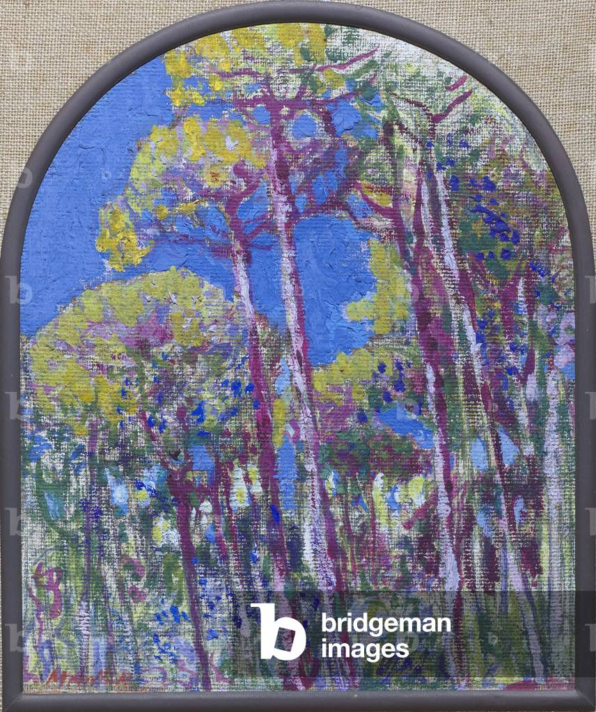 Trees c.1910-14 (oil on canvas)