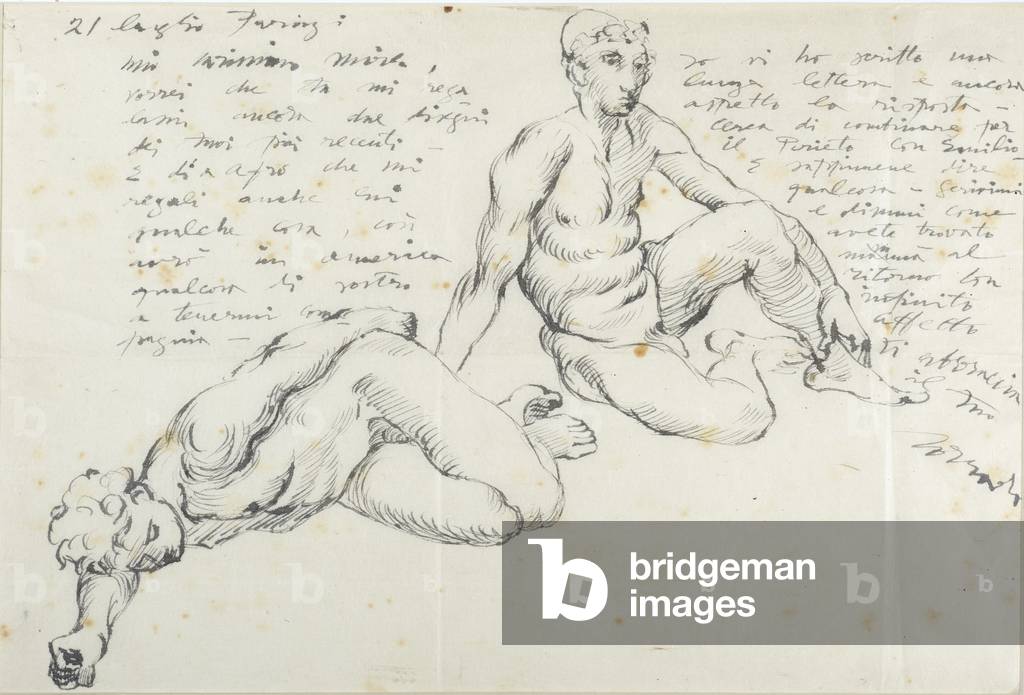 Letter to a friend, 1938 (ink on paper)
