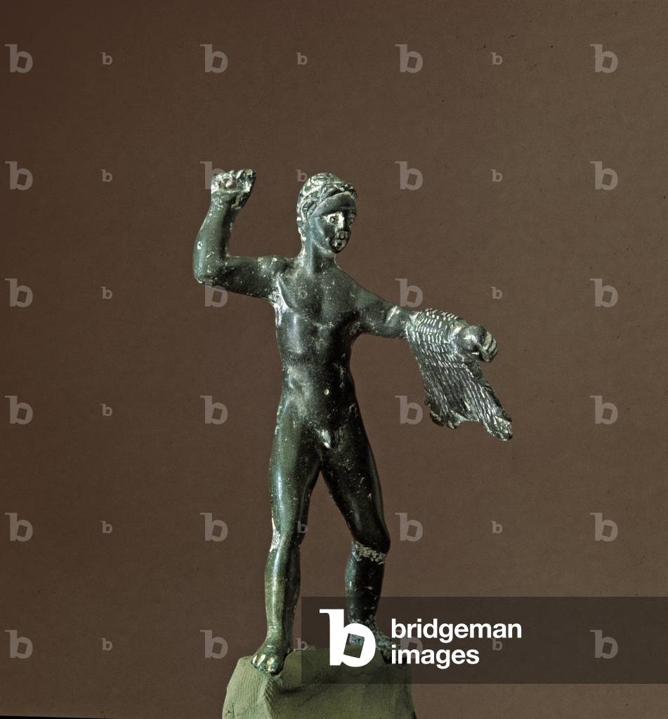 Figurine depicting a small Hercules. From Carsoli, 3rd or 2nd century BC (bronze)