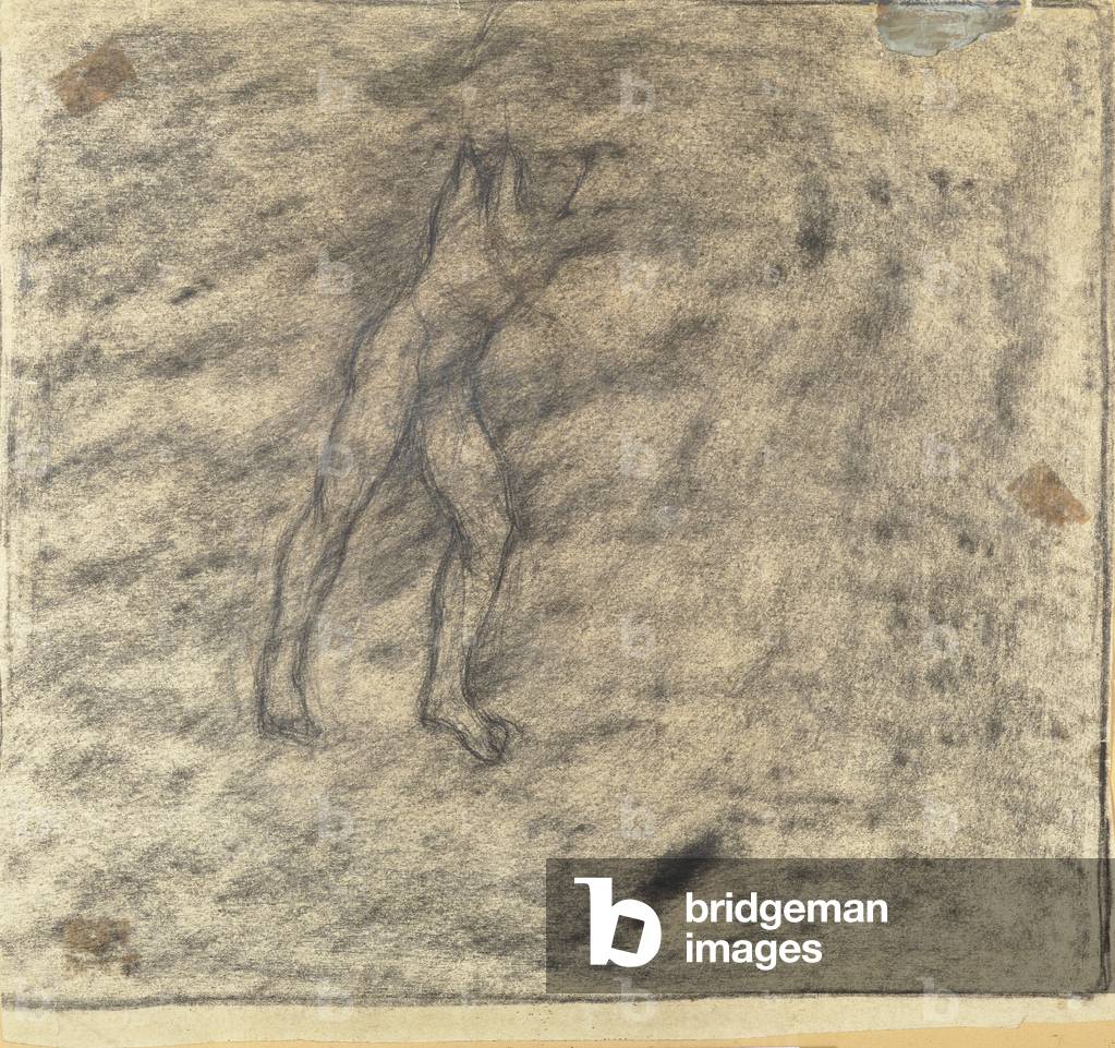 Figure manly (charcoal on paper)