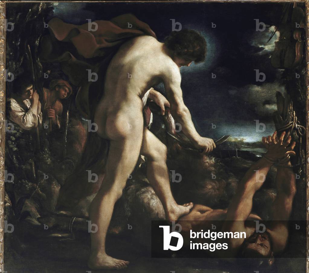 Apollo e Marsia (olio su tela, 1618.)