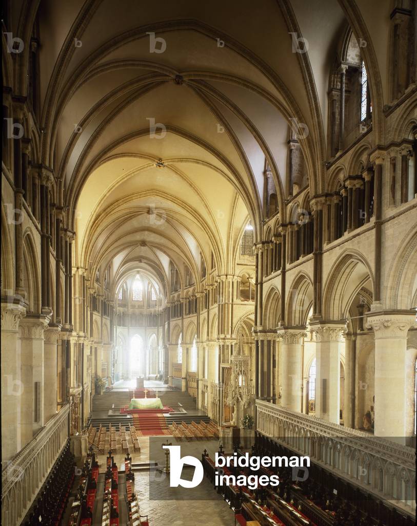View of the choir, 12th century (photography)