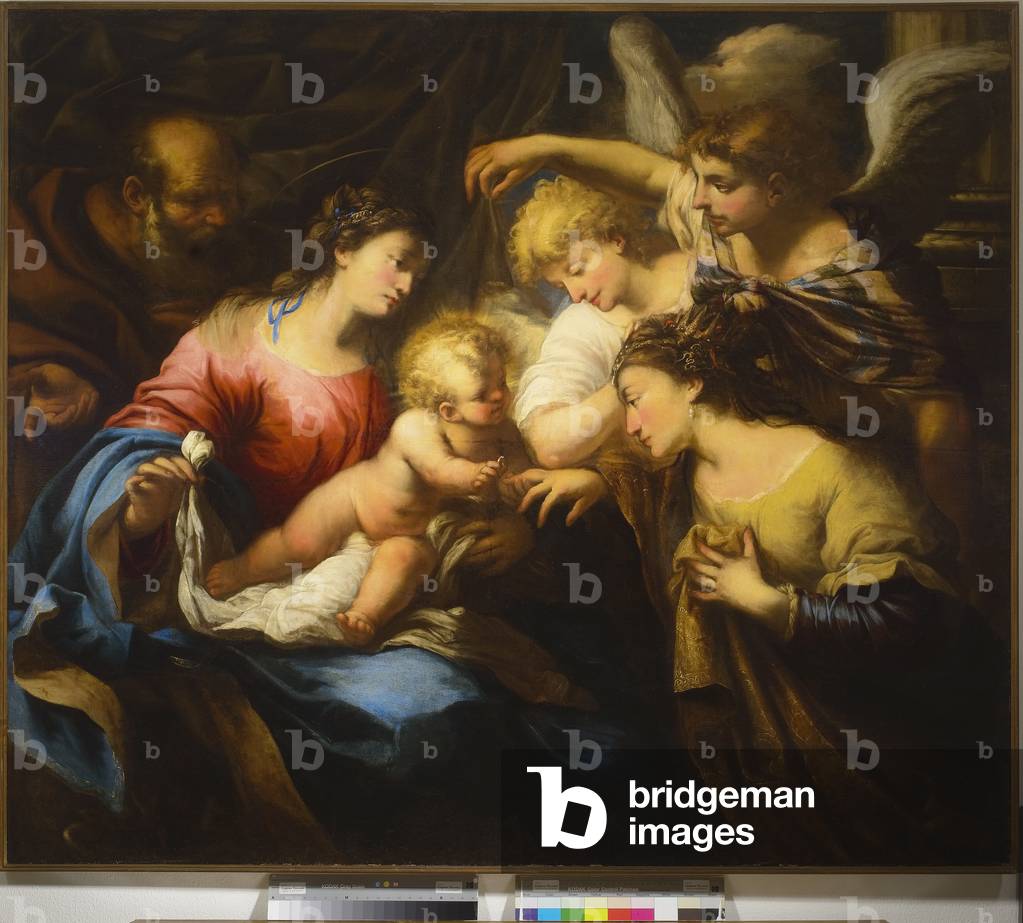 Mystical Marriage of Saint Catherine (oil on canvas)