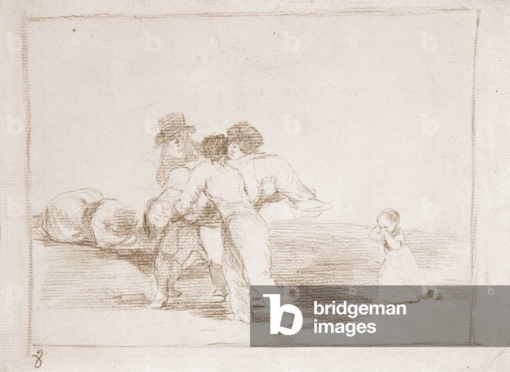 I disastri della guerra: Madre infelice (disegno preparatorio, 1812-1814)