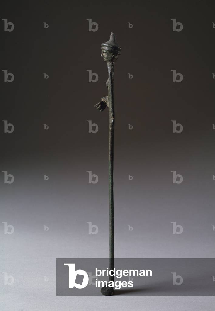 Haruspice, Bronze sculpture, 3rd Century BC