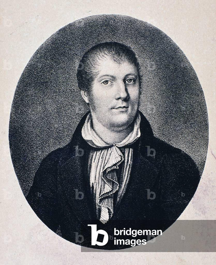 Portrait of Louis Spohr (engraving, 19th century)