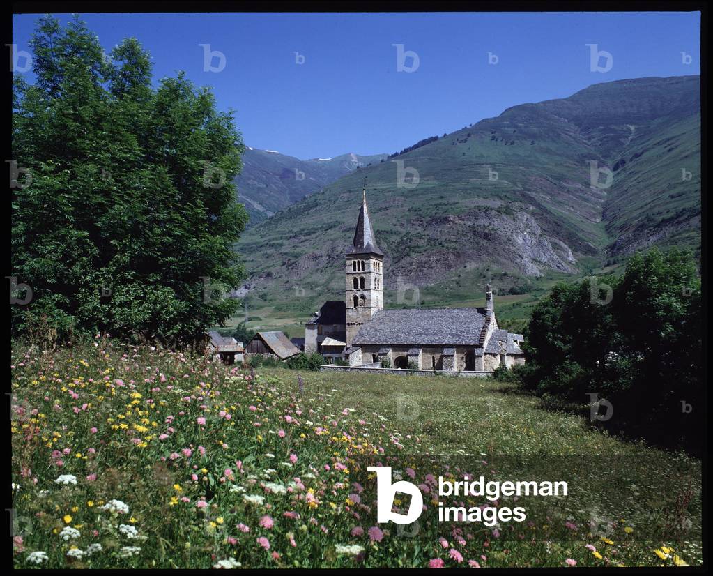 View of the church of st Mary, Arties (photography)