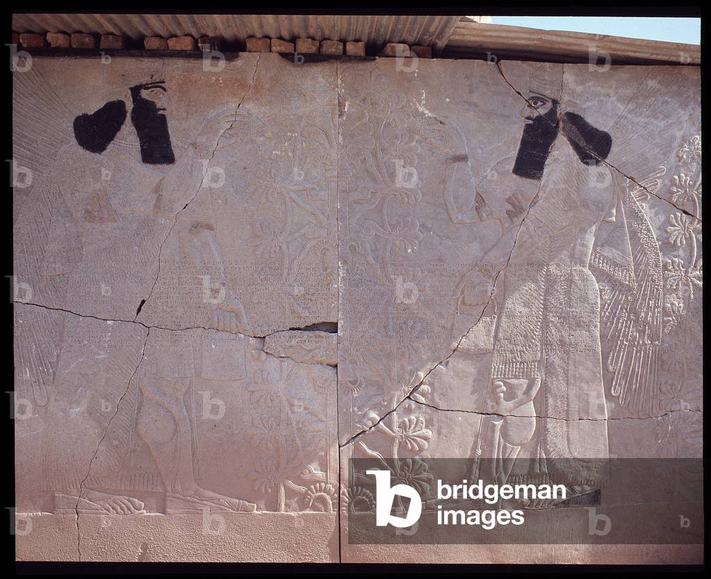 View of a relief, 9th-7th century BC