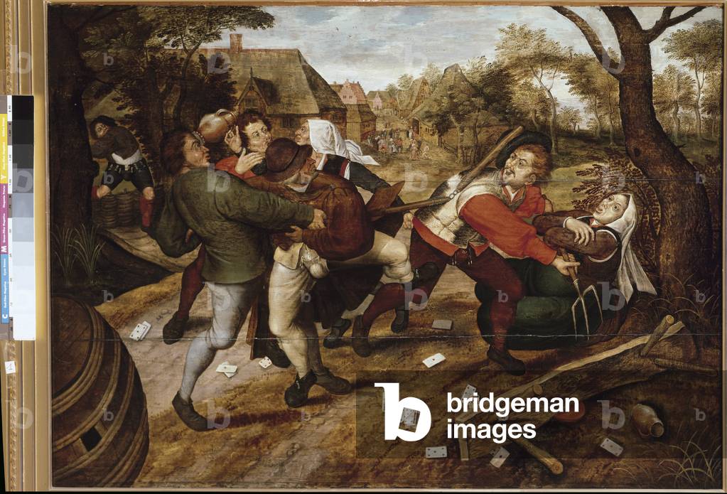 Immagine di Dipinto "Contadini che combattono (Pittura" di Pieter the Younger Brueghel