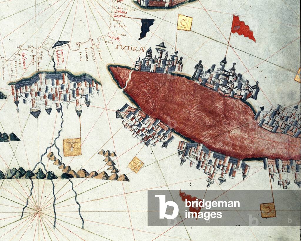 The Red Sea and the Suez Canal (portulan, 1602)