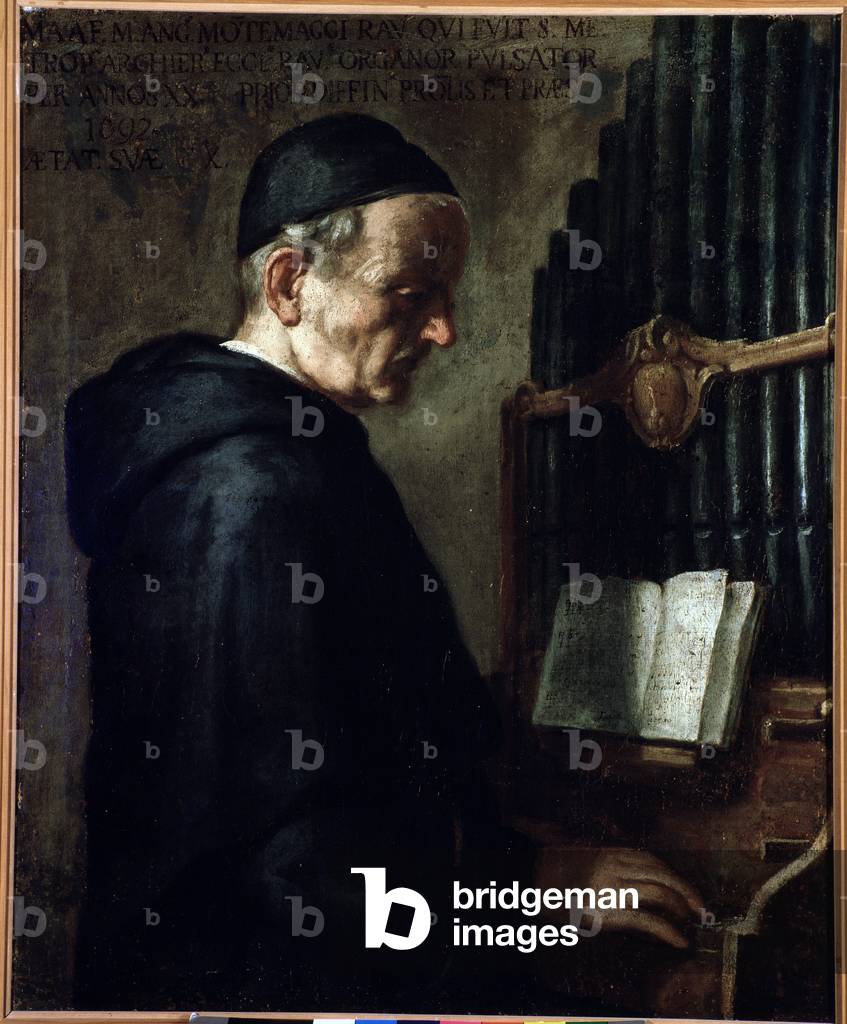 Portrait of Angelo Montemaggi (Motemaggi) (painting, 1692)