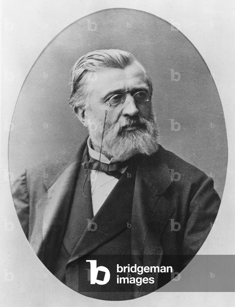Portrait of Désiré Barodet (1823 - 1906) (black and white photograph)