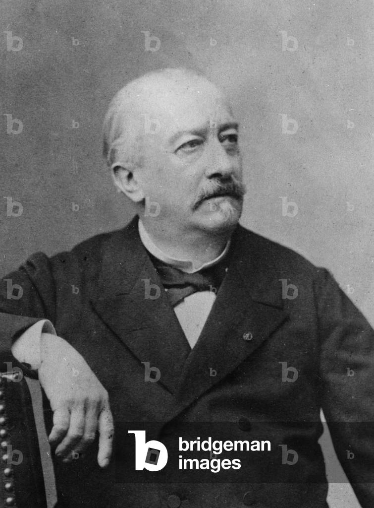Portrait d'Alfred-Jean Fournier (b/w photo)