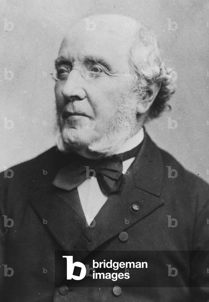 Portrait of Joannes Chatin (b/w photo)