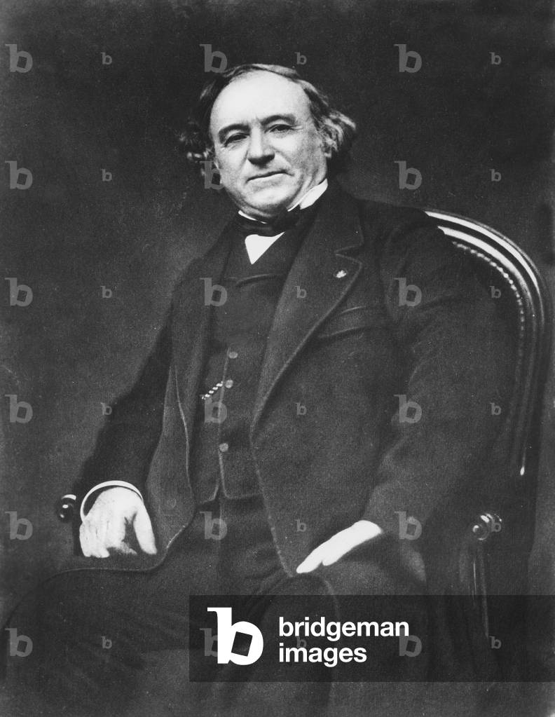 Jean Baptiste Dumas, 1850 (b/w photo)