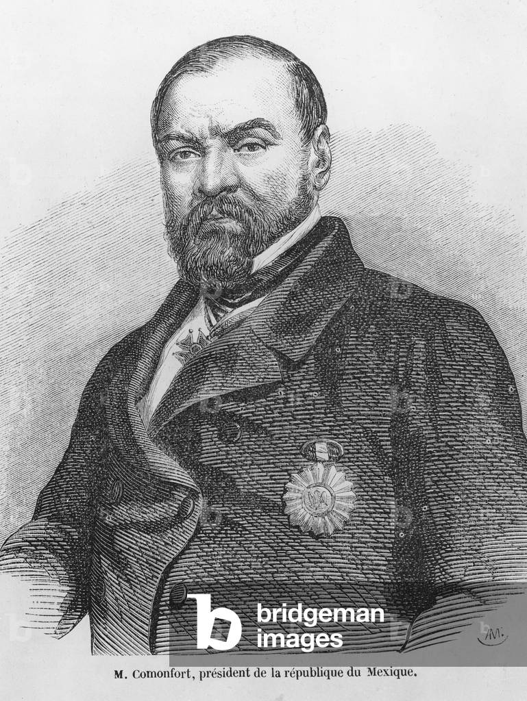 Ignacio Comonfort (engraving)