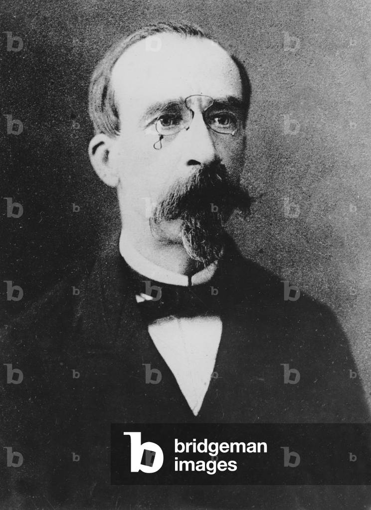 Portrait of Edmond Laguerre (b/w photo)