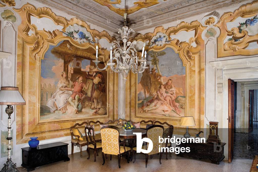 Image of Painting depicting The Room of Orlando Furioso in the Palazzina