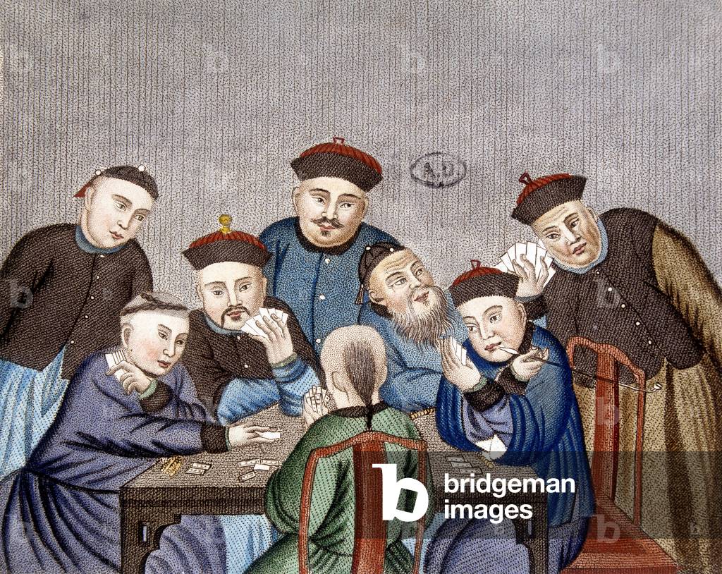 Chinese playing cards, 1810.