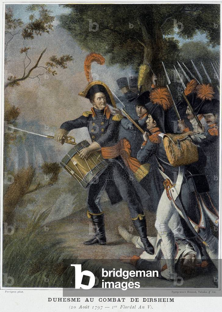 Duhesme in the Battle of Dirsheim, August 20, 1797