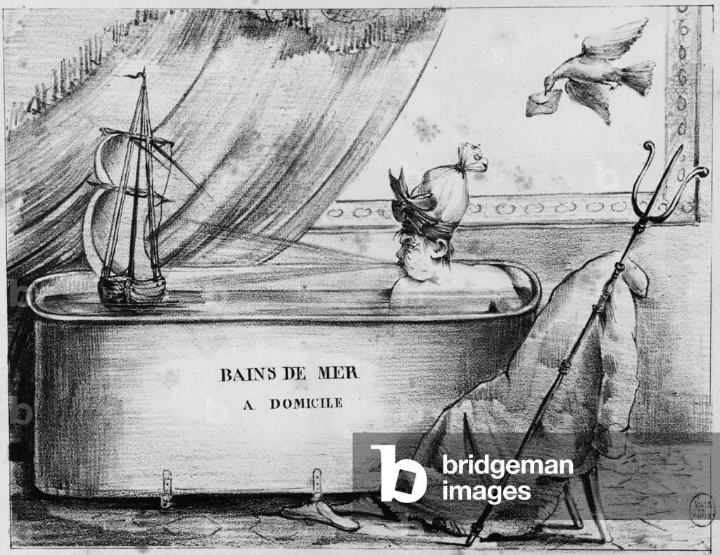 Sea bath at home - Carnavalet.