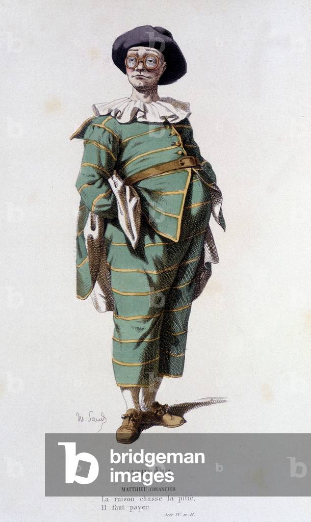 Matthieu dans l'Eugene (by Jodelle in 1552), in “” le theatre francais au 16 eme et 17 eme ecle anterieur à Moliere”” by Edouard Fournier.