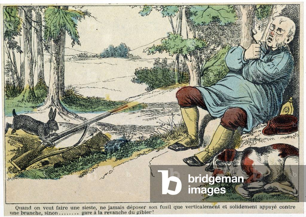 Game Revenge, c.1900 (Epinal print)