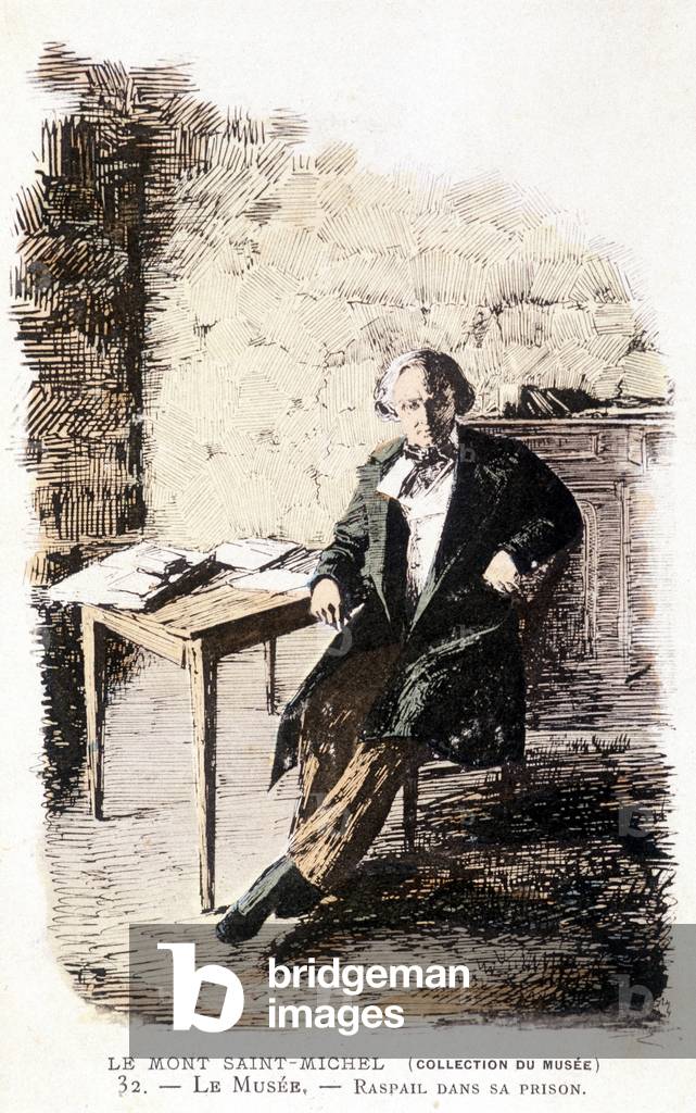 Raspail dans sa prison, Musee du Mont Saint Michel n.d., c. 1849 - coll. Municipal Library of Avranches