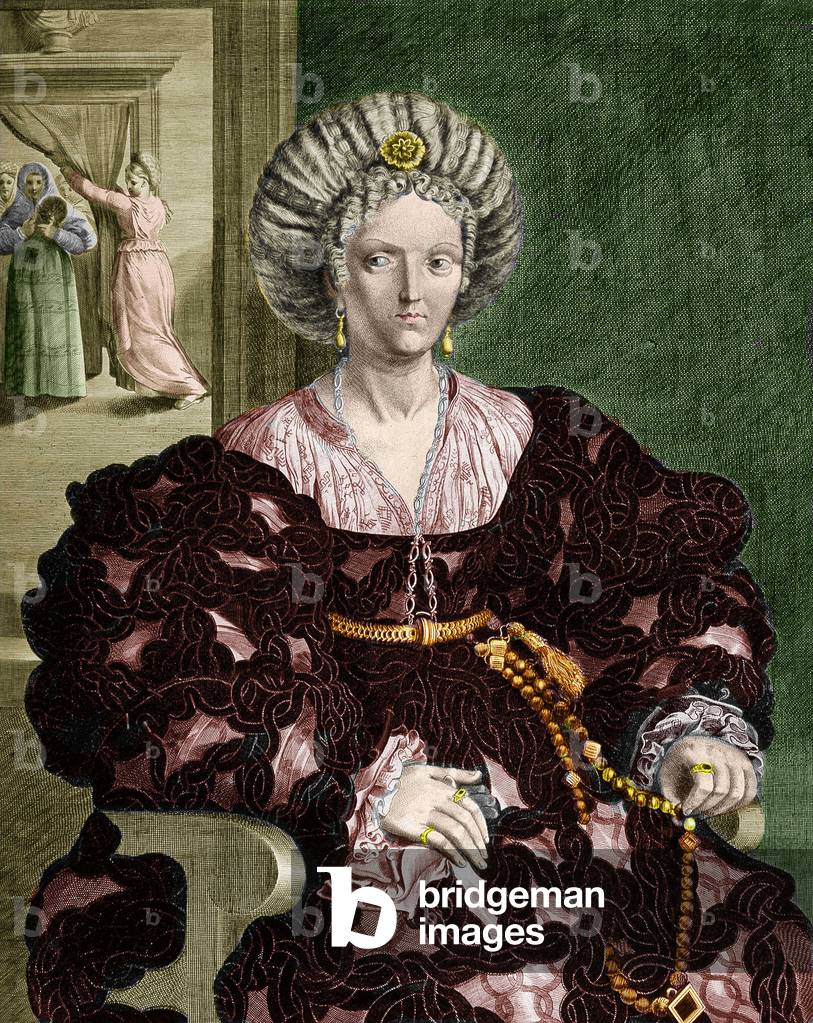 Portrait of Lucrece Borgia, Italy, 16th century.