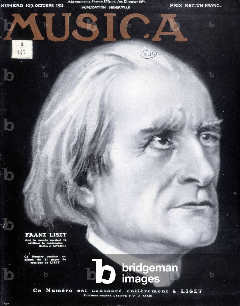 Portrait of Franz Liszt (1811-1886) - in 