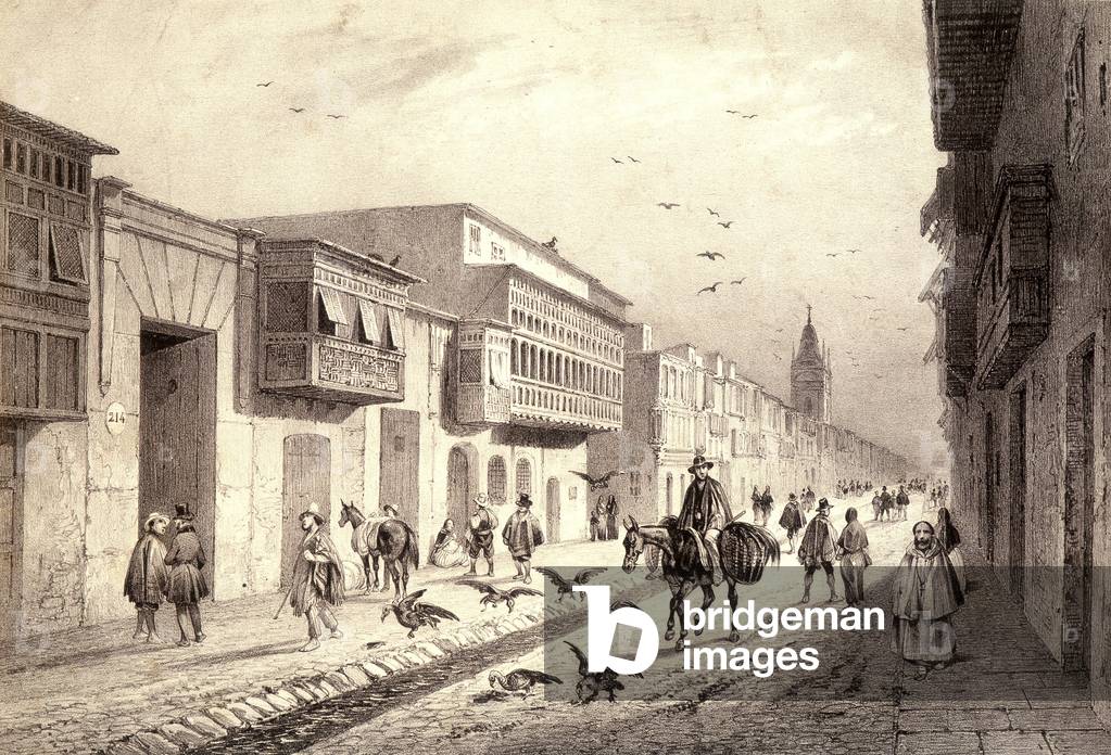 A street in Valladolid in Lima, Peru.