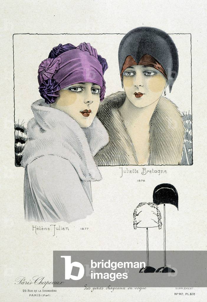 Two models of hats, 