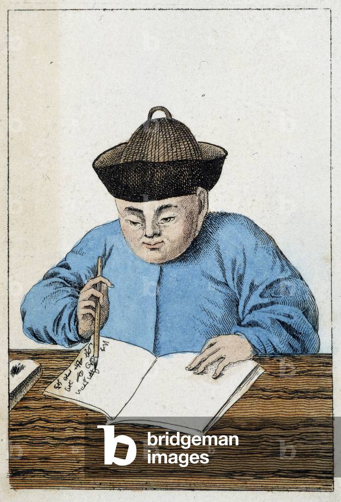 Daily life of the Chinese: a Chinese writer. sd. 19th century