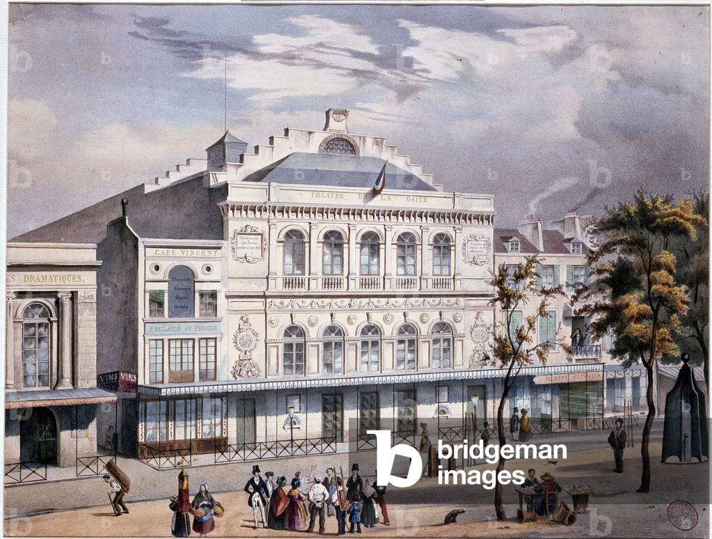 Theatre de la Gaité. 19th century.