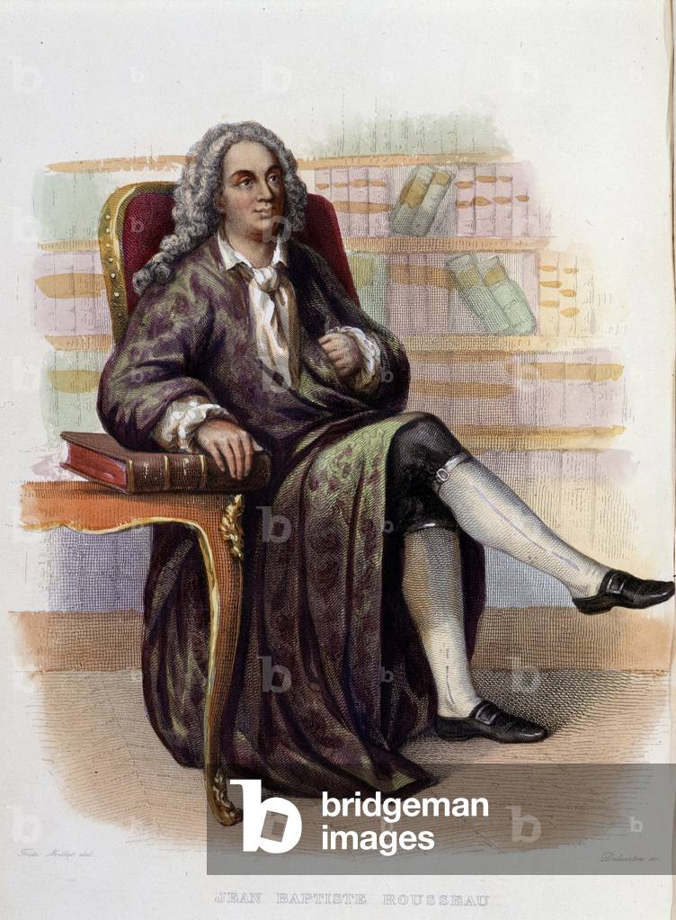 Immagine di Incisione "Jean Baptiste (Jean-Baptiste) Rousseau (1670-1741)" 1801 di Unknown Artist