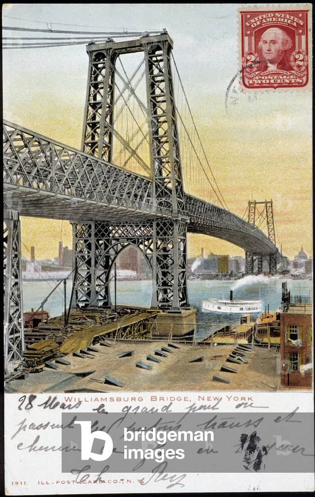 Williamsburg bridge, New York, 1911