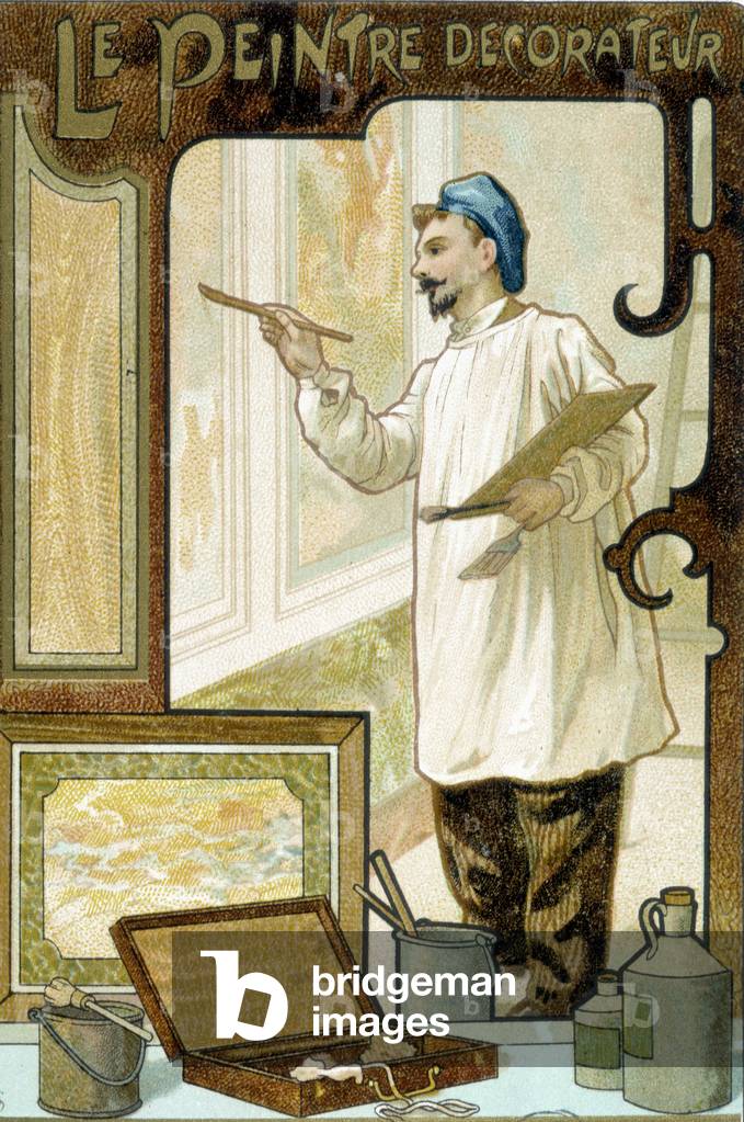 Artisan: the painter decorator - Chromo., 1900.