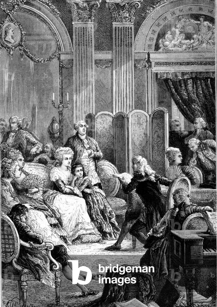 Reading of “” Paul and Virginie”” in the salons of Madame Necker - in “” Histoire de France”” by Guizot, 1887
