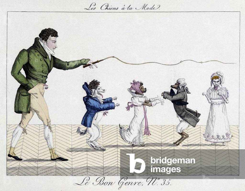 Dog tamer - in “The good genre”, deb. 19th century